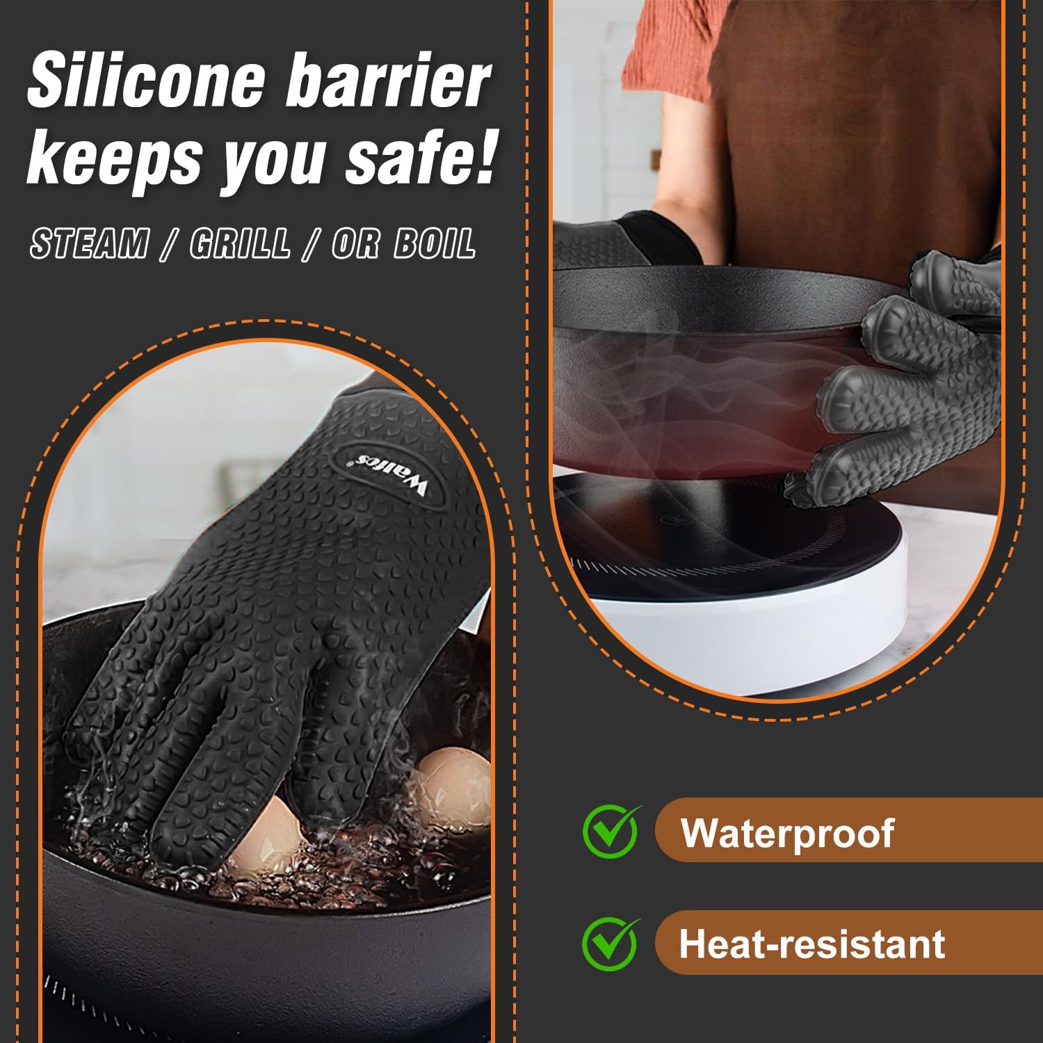 Heat Resistant Silicone BBQ Gl - Heat Resistant Glove recension och pris