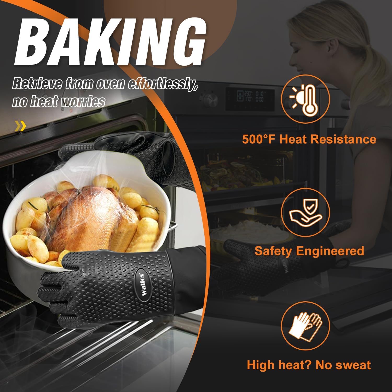 Heat Resistant Silicone BBQ Gl - Heat Resistant Glove recension och pris