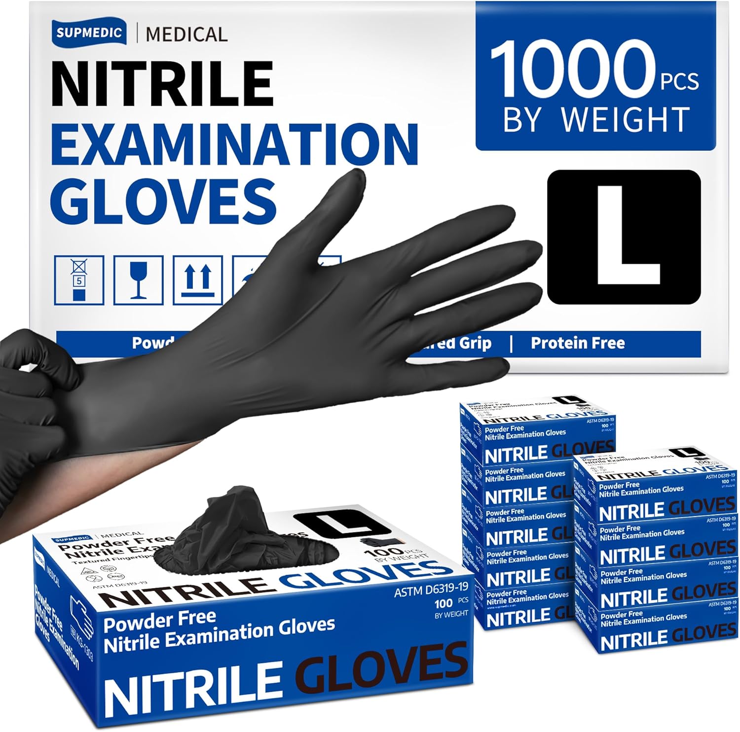 Nitrile Exam Gloves 1000Pcs La - Exam Glove Nitrile recension och pris