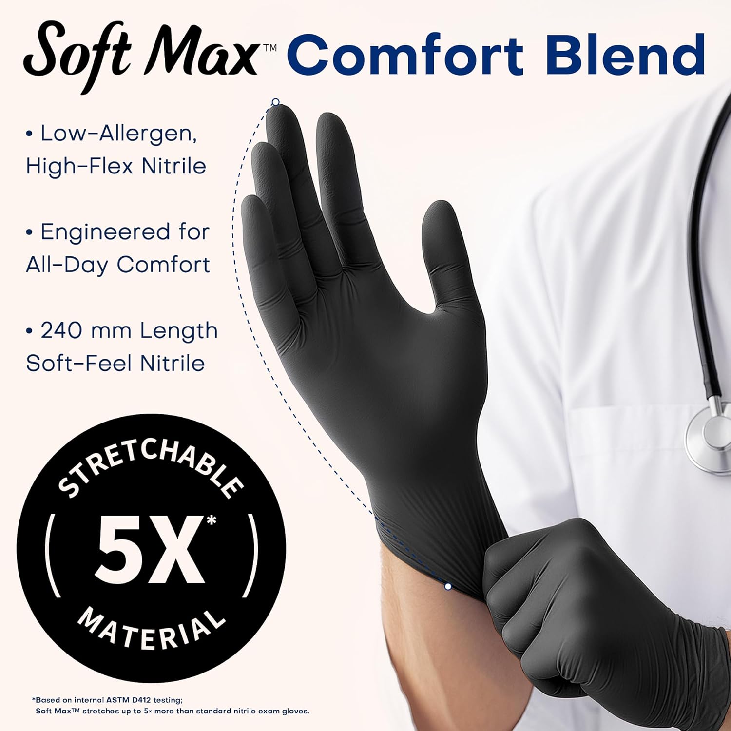 Nitrile Exam Gloves 1000Pcs La - Exam Glove Nitrile recension och pris