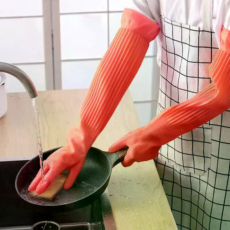 Long Reusable Rubber Dishwashi - Dish Glove Rubber recension och pris
