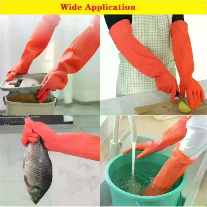 Long Reusable Rubber Dishwashi - Dish Glove Rubber recension och pris