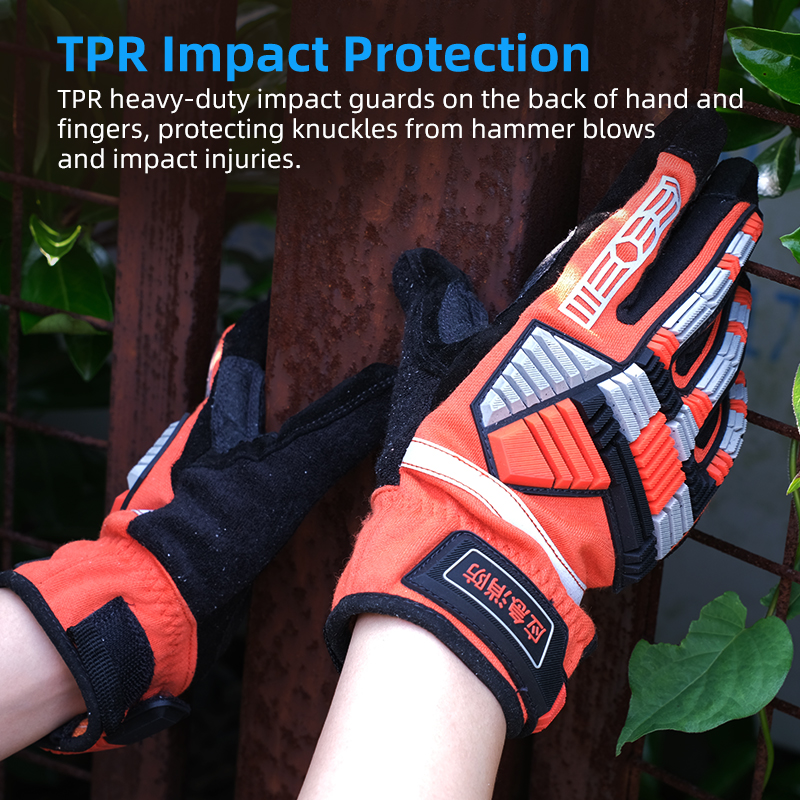 XYEHS 1 Pair TPR Impact Resist - Work Glove Impact recension och pris