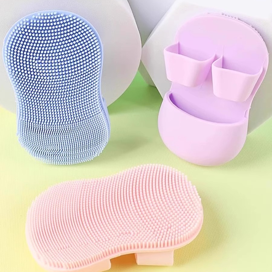 Silicone Face Scrubber Brush D - Rubber Glove Cleaning recension och pris