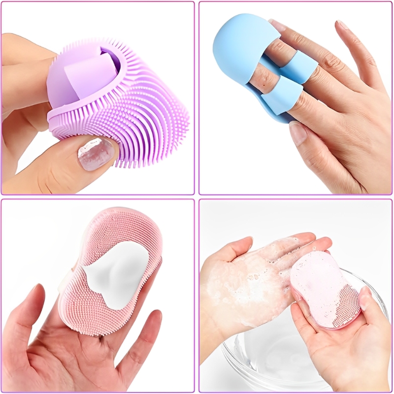 Silicone Face Scrubber Brush D - Rubber Glove Cleaning recension och pris